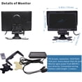 thumbnail image 3 of JOINLGO 4 Channel 256GB 1080P AHD HD Mobile Vehicle Car DVR MDVR Video Recorder Kit with 4pcs Waterproof Side Rear View Backup Night Vision Metal IR 2.0MP Car Camera 7" HD Car Monitor, 3 of 5