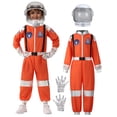 thumbnail image 1 of Disfraz de astronauta Spooktacular Creations para niños, color naranja, 1 of 7