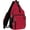 Red, variant on Mosiso Sling Backpack for Women Men, Chest Crossbody Shoulder Bag with USB Charging Port for Travel Hiking Walking Biking Cycling, Red