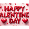 thumbnail image 4 of Valentine's Day Romantic Heart Design Hanging Banner Party Decor Backdrop Photography Props Event Decorations Background Wall Art, 4 of 4