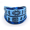 thumbnail image 1 of Banda para el cabello con borde ancho y estampado de estrellas y luna, para ejercicios de yoga y fitness, 1 of 6