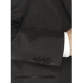 thumbnail image 5 of Salvatore Exte Men's One Button Tuxedo Suit Shawl Lapel Jacket Flat Front Pants Black, 5 of 5