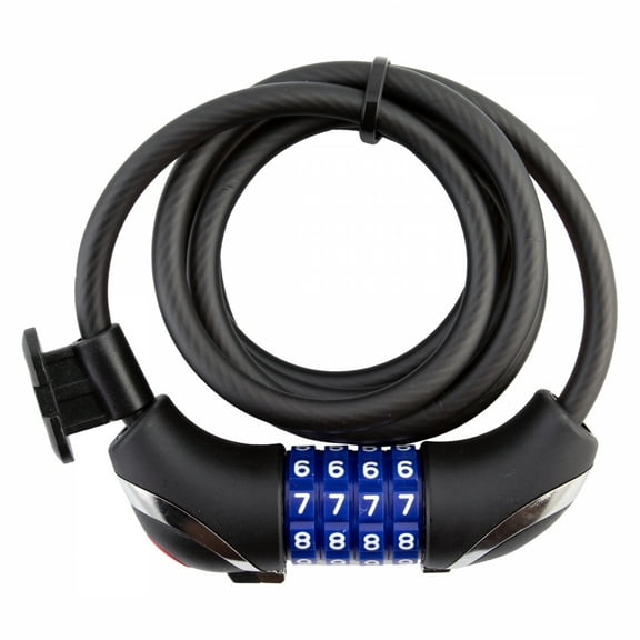 Sunlite Lightshield Integrated Combo Cable Lock Cbl 8mmx6f Com Lightshld Bk Wled