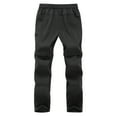 thumbnail image 4 of ATOGUTA Boys Ski Pants Kids Winter Clothes Active Soft Waterproof Fleece Hiking Pants Size 2T-14, Black, 4 of 5