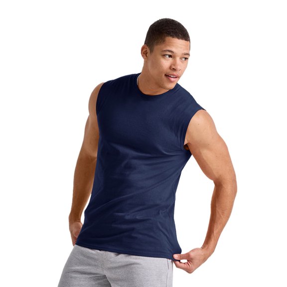 Hanes Men's Essentials Midweight Sleeveless Muscle Tee, Sizes S-3XL