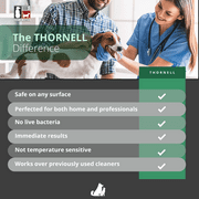 Thornell KOE Kennel Odor Eliminator Concentrate, Odor Eliminator for Strong Odors, Great for Cages, Runs, Floors & More, Pet Odor Eliminator for Home & Kennel w/Safe, Non-Enzymatic Formula, 128 oz