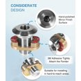 thumbnail image 4 of sixcow 3/8'' Quick Release Boat Fender Receiver - Marine Stainless Steel Quick-Release Boat Fender Receiver Lock, 4 of 5