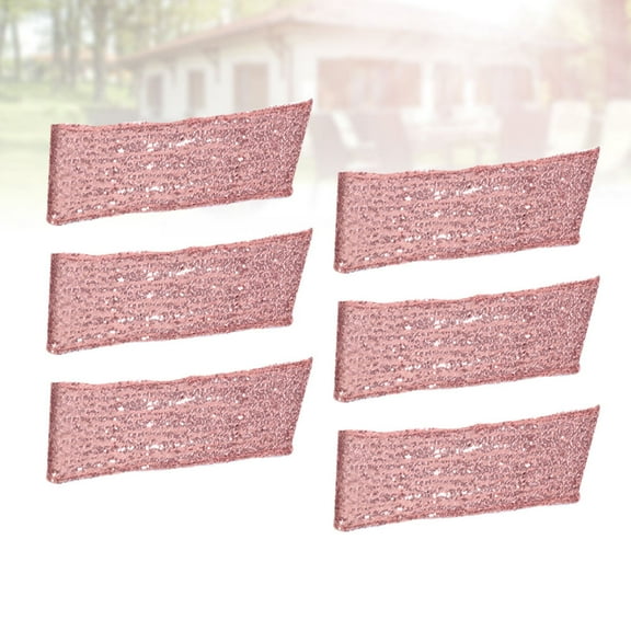 MLINS 12 Pcs Table and Chair Cover Sashes Event Decorations