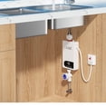 thumbnail image 2 of Calentador de agua eléctrico de calentamiento instantáneo para el hogar, cocina pequeña, ducha, baño, temperatura constante, agua caliente, tesoro, sin perforaciones, calentamiento rápido,, 2 of 4