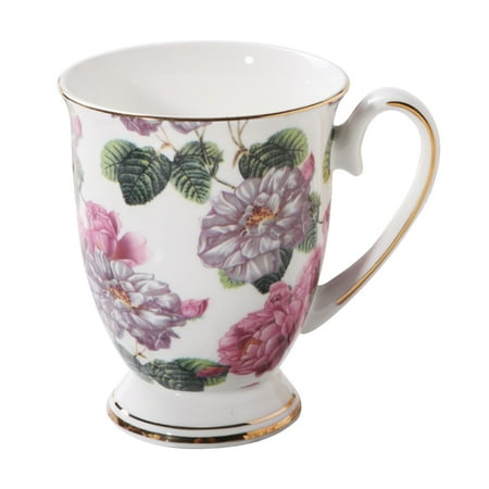 

Topaty Ceramic Coffee Cup Patterned Tea Mug with Handle for Home Office