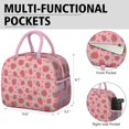 thumbnail image 6 of Obrewu Strawberry Plants Fruit Lunch Bag for Adult, Insulated, Leakproof, Oxford Cloth, 6 of 7