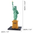 thumbnail image 2 of TzFioy Statue of Liberty Micro Brick Building Set (2810 Pieces) – Landmark Model Educational Toy Gift for Kids and Adults, 2 of 7