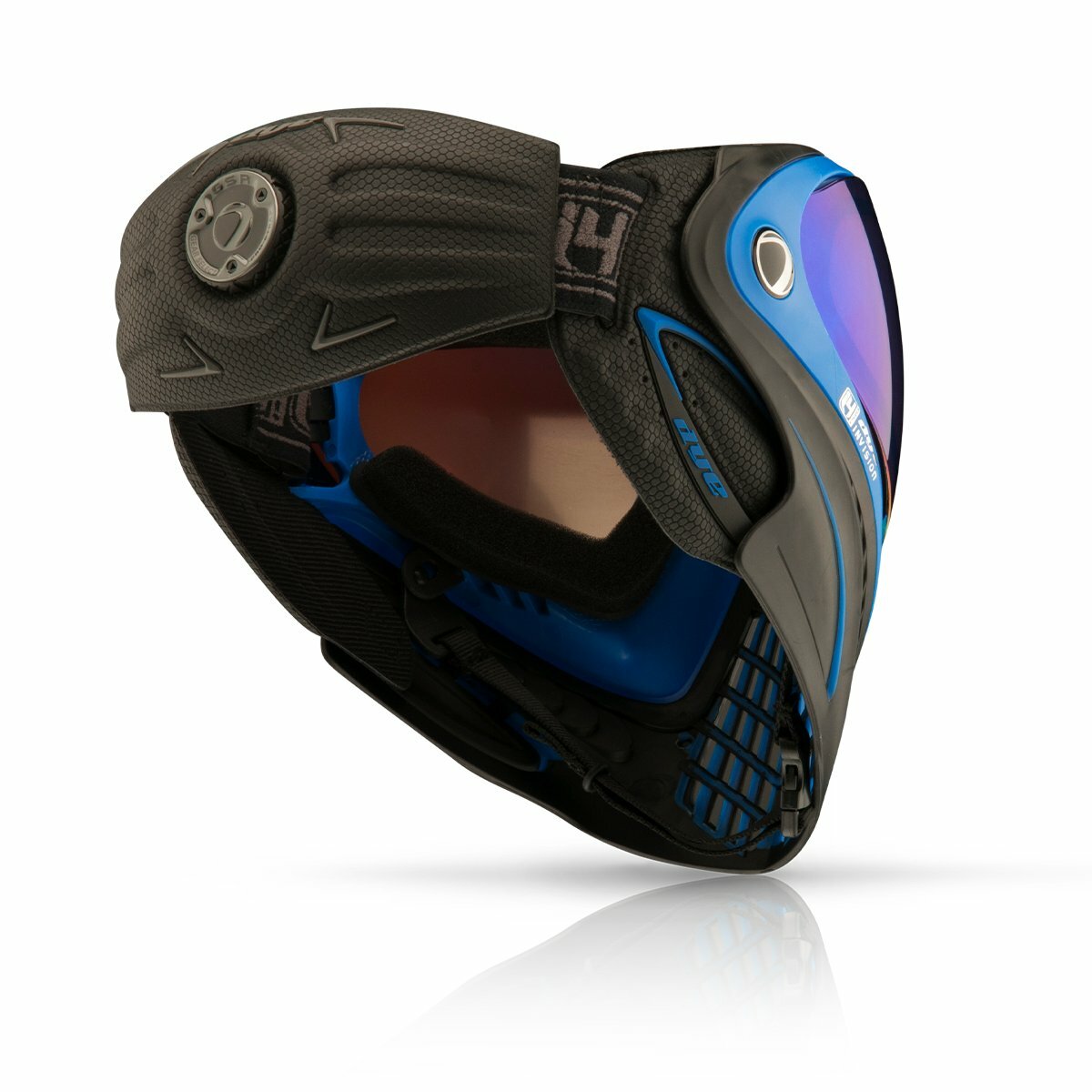 DYE I4 Pro Thermal Paintball Goggles - Seatec Black/Blue 