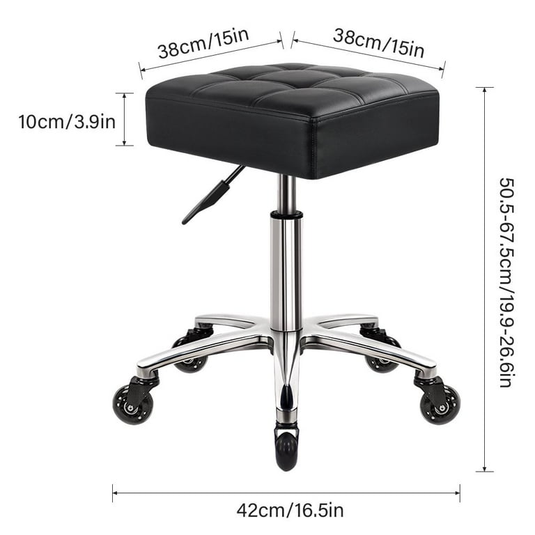 Square cheap rolling stool