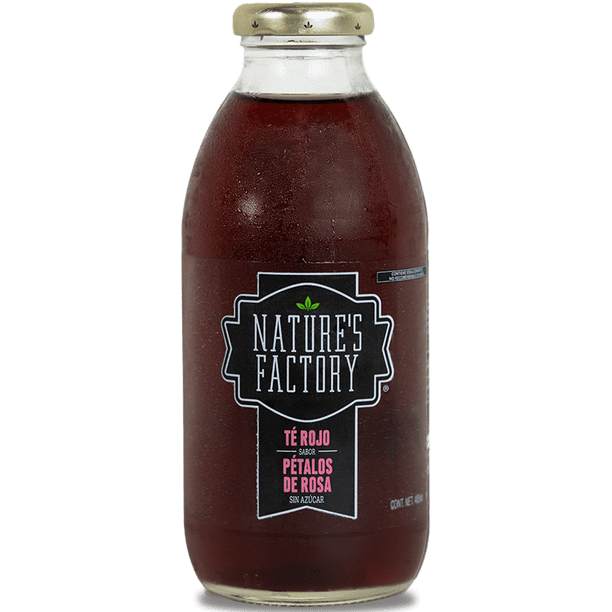 Natures Factory Té Rojo Sabor Pétalos De Rosa Sin Azúcar 12 Piezas Nature's Factory Natures Factory Té Rojo Sabor Pétalos de Rosa