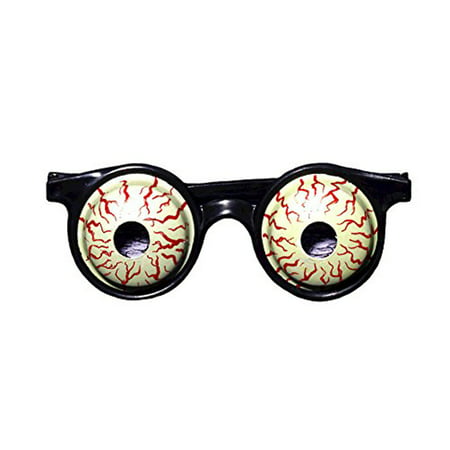 Zombie Bloodshot Eyes Glasses Halloween Costume