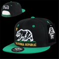thumbnail image 1 of Decky W1-CR-BLKKEL California Republic Snapback Cap, Black, 1 of 1