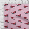 thumbnail image 1 of oneOone Viscose Chiffon Fabric Branch & Bird Block Decor Fabric Printed BTY 42 Inch Wide, 1 of 4