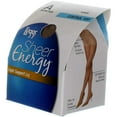 L'eggs Sheer Energy Control Top Pantyhose, Suntan 90650, Size A, Sheer Toe, Light Support Leg