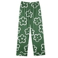 thumbnail image 3 of CALAFEBILA Women Pajamas Set Womens Button Down Pajamas Loungewear Notch Collar Floral Print Tops with Pocket and Pants, 3 of 4