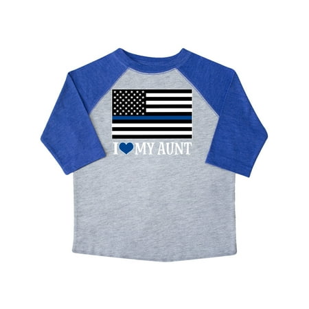 

Inktastic Police Law Enforcement Aunt Gift Toddler Boy or Toddler Girl T-Shirt