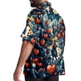 thumbnail image 3 of Love Men's Poplin Casual Printed Button Down Short Sleeve Summer Beach Shirts Unisex, 3 of 6