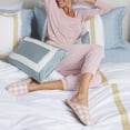 thumbnail image 3 of Floopi Womens Plaid Scuff Indoor/Outdoor Memory Foam Slippers W/Memory Foam, 3 of 6