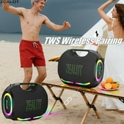 Zealot Halloween atmosphere speaker, Bluetooth Speaker, IPX5 Waterproof Wireless Speaker with Bluetooth 5.0, for Halloween/Party/Travel/Outdoor/Beach