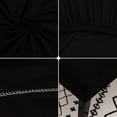thumbnail image 3 of Machine Washable Stretch Chair Cover Set of 2, Universal Dining Chair Cover, Removable, Washable Chair Cover for Home Hotel Restaurant Wedding Decoration (Black, 2 pieces), 3 of 5