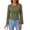 Army Green #16, variant on Women's Scalloped Neck Flared Long Sleeve Ribbed Knit Fitted Top, Stretchy Slim Basic Layering Sweater M