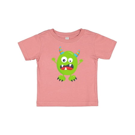 

Inktastic Cute Monster Little Monster Green Monster Horns Gift Baby Boy or Baby Girl T-Shirt