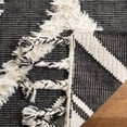 thumbnail image 6 of SAFAVIEH Kenya Jeana Geometric Diamonds Area Rug, Black/Ivory, 9' x 12', 6 of 9