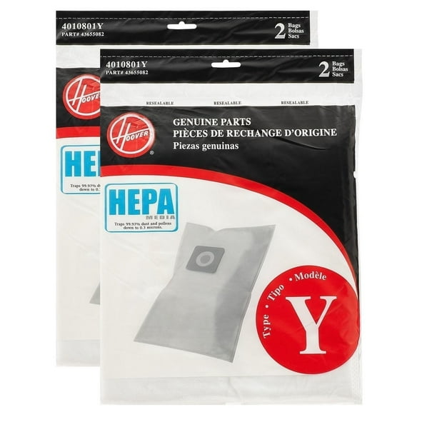 Hoover Type Y HEPA Bag (4Pack), AH10040