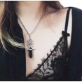 thumbnail image 2 of Collar con colgante de chakra reiki con punta hexagonal natural, 2 of 3