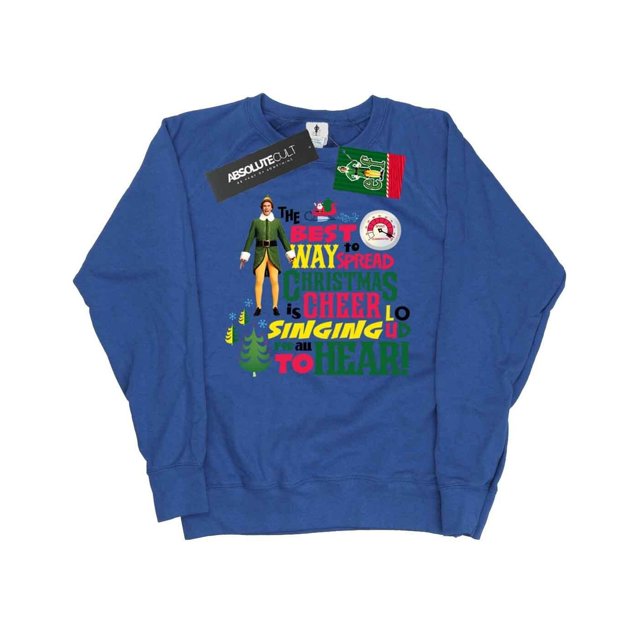 Elf Womens Christmas Cheer Sweatshirt