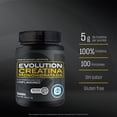 thumbnail image 2 of Monohidrato de Creatina Evolution Nutraceutical Bote Natural Soluble 500 Gramos Sin Sabor, 2 of 6