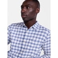 thumbnail image 4 of George Men's and Big Men's Slub Cotton Shirt with Long Sleeves, Sizes S-3XL, 4 of 5