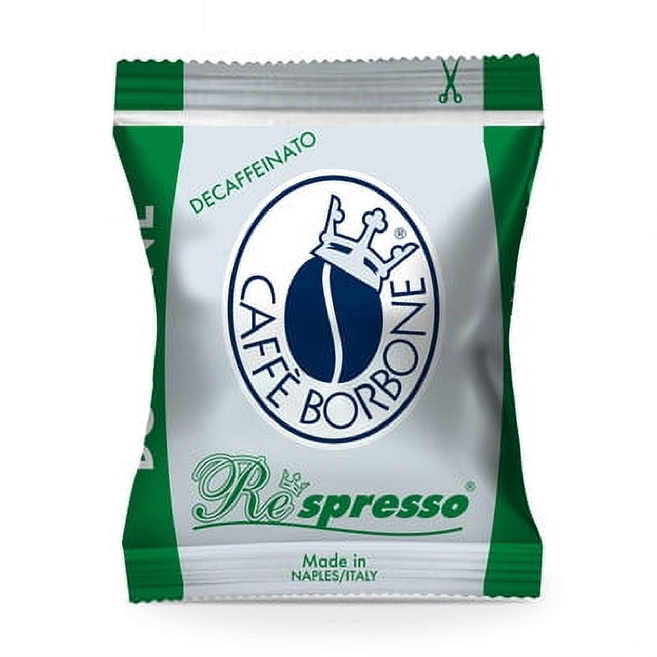 Caffè Borbone Miscela DEK Blend Decaffeinated Espresso Pods, Medium Roast, Decaf Espresso, Compatible with Nespresso Original Machines, 100 Count