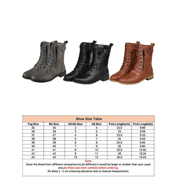 Flat boots with laces discount