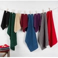 thumbnail image 6 of Contemporary Home Living Windowpane Cotton Terry Kitchen Dishtowels - 26" - Wine Red - Set of 4, 6 of 7