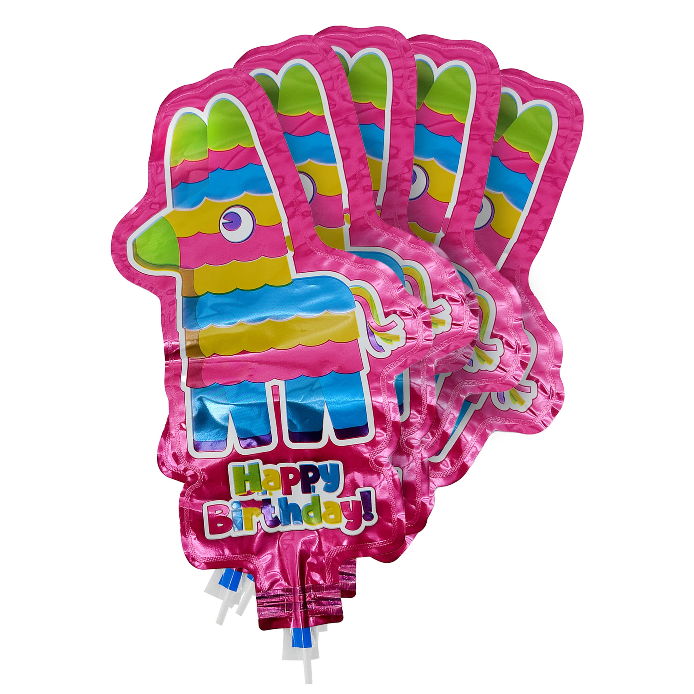 Best Party Ever, Pinata Squeeze Party Poppers, 5 pack, Biodegradable Paper Confetti