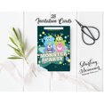 thumbnail image 3 of Darling Souvenir Green Birthday Invitation Card Printable Elegant Fill or Write In Blank Party Invites 28 Pcs 5 x 7 Inches, 3 of 5