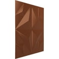 thumbnail image 2 of 19 5/8"W x 19 5/8"H Crystal EnduraWall Decorative 3D Wall Panel, Bright Coat Copper (Covers 2.67 Sq. Ft.), 2 of 6