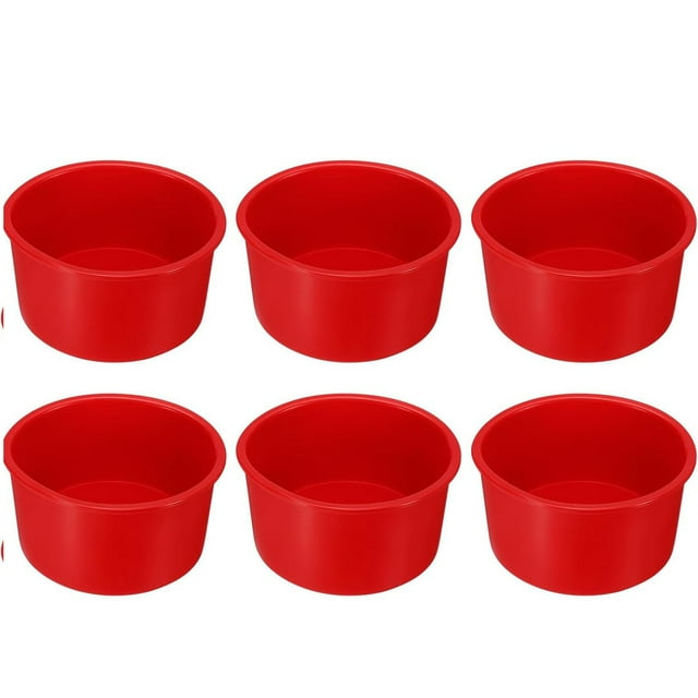 Summer Savings Qaailabf Round Cake Mould Baking Tray Siliconess Mould Cake Embryo Mould