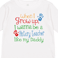 thumbnail image 4 of Inktastic History Teacher like Daddy Boys or Girls Long Sleeve Toddler T-Shirt, 4 of 5