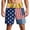 W652-Yellow, variant on Funny Swim Trunks for Men, Patriotic Hairy Butt Quick-Dry Shorts, Mens Fun Swimshorts, Patriotic Prints(W652-Blue)