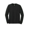 thumbnail image 5 of Gildan Heavy Cotton Men's Long Sleeve T-Shirt, Comfortable, Crewneck Classic Fit Tee, Black, L, 5 of 5