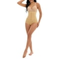 thumbnail image 2 of INSPIRE CHIC Women's Front Hook Closure Tummy Control Briefs Panties High Waist Butt Lifter Shaperwear S Beige, 2 of 5