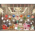 thumbnail image 2 of Feliz Navidad, Papá Noel. Adhesivo de PVC para decoración navideña del hogar y escaparates., 2 of 9