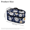thumbnail image 6 of HELLHERO Protective Case Ironing Machine Storage Bag Panda Daisy with Smooth Zipper Reusable, Bag Only, 6 of 6